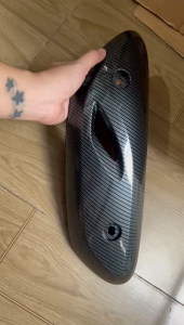 Ốp pô Che pô màu Cacbon xe Scoopy đời 2020 2021 2022 2023 2024 ver 2