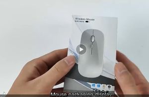 Grosir Mouse 2.4G Silent Wireless Rechargeable 1600 DPI RGB LED Backlit Isi Ulang Gaming Mouse Charger Modern