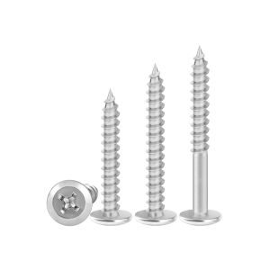 JINJUNTAI | Self Tapping Cross Slot Flat Head Coarse Thread Screw M5