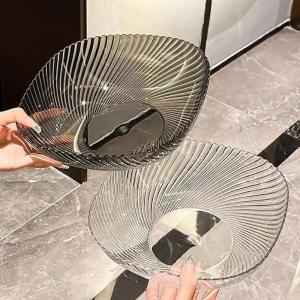 (G)Household Simple Luxurious Plastic Fruit Tray For Dried Fruits Living Room Coffee Table High End Reception Candy Tray