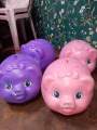 Colorful Piggy Bank Ipon Challenge: Saving Money with a Twist Random Colors. 
