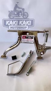 PAKET LENGKAP Standar Jagang 2 Tengah Samping Set AS Karet Honda Beat FI Esp Beat Pop Scoopy Chrome