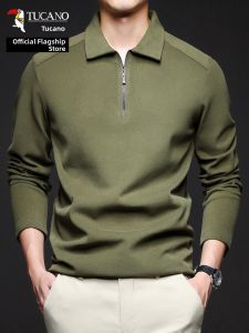 TUCANO | Semi-zip Collar Long Sleeve T-shirt