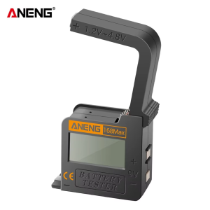 ANENG | Máy Kiểm Tra Pin Kỹ Thuật Số ANENG 168Max Máy Đo Dung Lượng Pin Cho Pin AA/AAA/1.5V/9V/C/D Pin Lithium 3.7V CR2032/LR44 Pin Nút