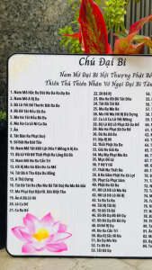 (ẢNH CHỤP) Tranh treo tường chú đại bi bo viền thích hợp treo phòng thờ kèm đinh