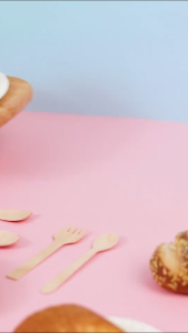 100 PCS Disposable Wooden Forks Spoon Eco-friendly Forks Recycling Wood Utensils Disposable Cutlery Fork for Eating Outdoor Camping Party Picnics Weddings Dinner Events