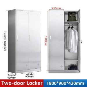 304 Stainless Steel Multi-Door Lockable Closet