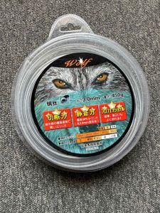 Cuộn Cước Cắt Cỏ LÕI THÉP CAO CẤP 3.0mm Hộp 450g. Dùng Cho Máy Cắt Cỏ