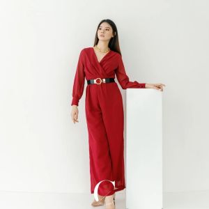 ELLA JUMPSUIT PREMIUM CELANA PANJANG KULOT MOTIF POLOS