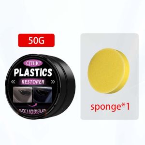 Car Plastic Restorer Back To Black Gloss Auto Interior Leather & Panel Renewal Wax Coating Agent Auto Polish And Repair Coating