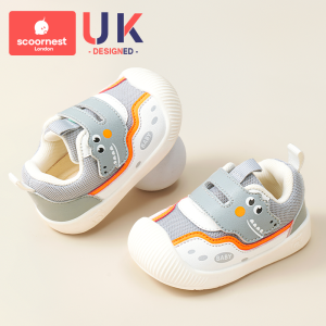 SCOORNEST New Arrival Toddler Shoes for Baby Girls Shoes Soft Bottom Breathable Baby Spring and Autumn Baby Non-Slip Coolname Sneaker
