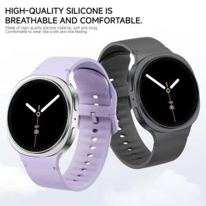 Sport Band for Samsung Galaxy Watch 8 44mm 40mm 8 Classic 46mm Wrist Replacement Belt Bracelet Correa for Galaxy Watch 8 Straps