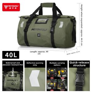 MOTOWOLF | Large Capacity Quick-release Waterproof Saddlebag