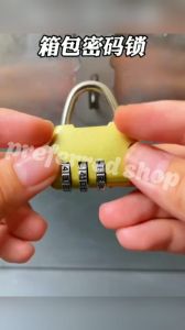 PREFERRED SHOP Digit Combination Lock Suitcase Luggage Password Lock 3Digit Padlock Safe Anti-Theft Lock