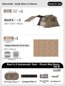 NatureHike | Waterproof Sun Protection Automatic Tent 13