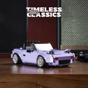 370 CÁI MOC City MX-5 MIATA Xe thể thao Khối xây dựng Tốc độ Vô địch đua gạch với hộp trưng bày Đồ chơi nhà để xe Quà tặng cho trẻ em Tương thích với LEGO