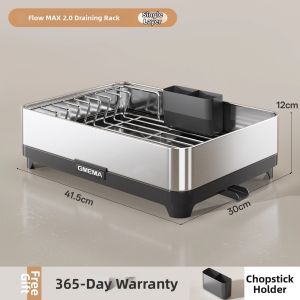 304 Stainless Steel Kitchen Dish Drying Rack
