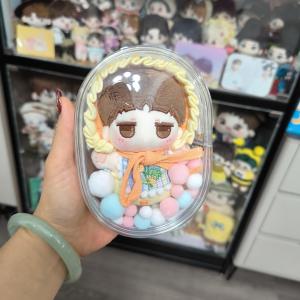 Doll Bag Pendant Protective Cover Doll Doll Transparent Doll Baby Doll Bag Cartoon Backpack 20cm Pendant Bag PVC Bag Nunu