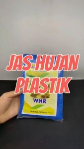 12PCS Jas Hujan Plastik Setelan Ponco LDPE HDPE Pelindung Diri Baju Celana Raincoat Travel Murah