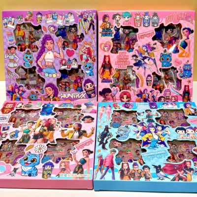 Bandai | 100 Chiếc Thần Tượng Chủ Đề Hoạt Hình Anime Bộ Hình Dán Rumi Mira Zoey Chống Nước DIY Trang Trí Cho Đàn Guitar Laptop Hành Lý Unisex Kpop Người Hâm Mộ Quà Tặng