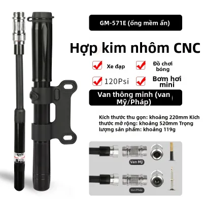 Giyo | Bơm Đa Năng Tiện Lợi Cho Xe Đạp