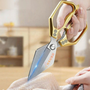 German Technology Large Head Strong Poultry Bone Kitchen Scissors