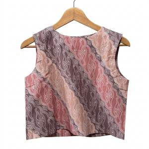 ❤️❤️Batik Stamp Pattern M Size Top Sleeveless❤️❤️