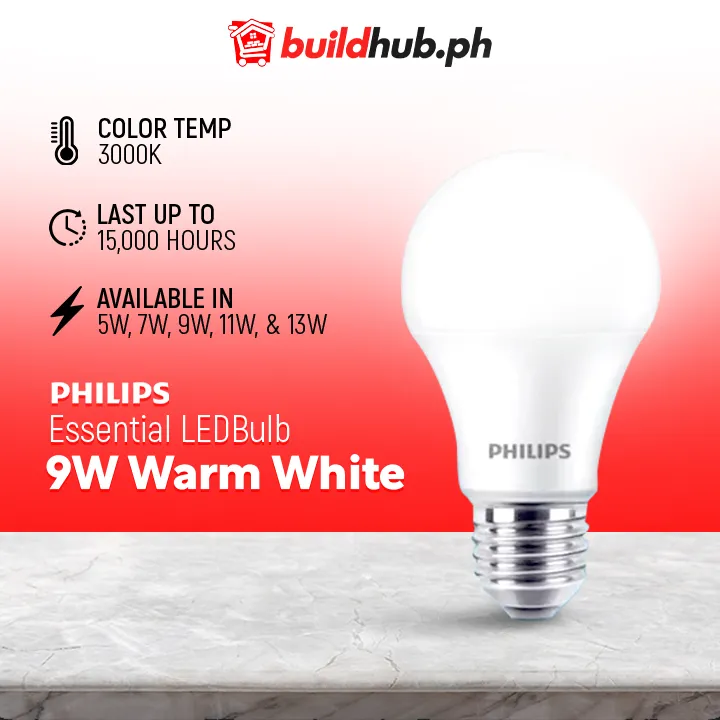 Philips Lights by Buildhub PH ESS LED Bulb 3W / 5W / 7W / 9W / 11W ...