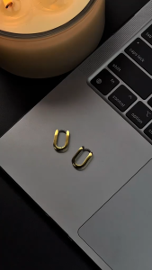 HB Jewelry ERIN Square Hoop Earrings for Women Fashion Accessories - EH00253