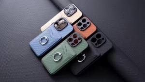 Leather Ring Stand Phone Case for Samsung Galaxy Z Fold 8 Ultra 7 6 5 4 3 Wallet with Credit Card Slot Holder Shockproof Cover