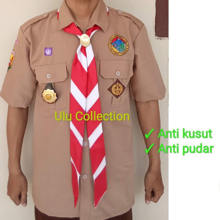 Baju Pramuka Pembina Putra Bahan Rapilo Larici | Lazada Indonesia