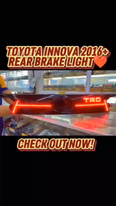 OCAS TOYOTA INNOVA 2016+ LED Rear Tailgate Light Brake Light Trunk Lid  With Tail Light Cover Trim