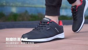 Sepatu Sneakers Pria Premium Khamzo D06 Navi Terbaru