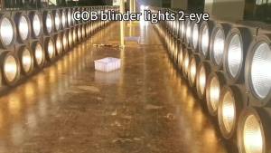 COB blinder lights 2-eye or 4-eye 100w COB warm white and cool white