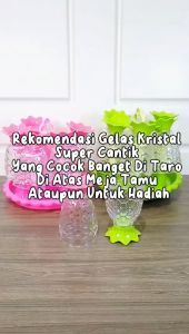 Gelas Kristal Desain Elegan & Berkualitas Tinggi dari Green Genki Market