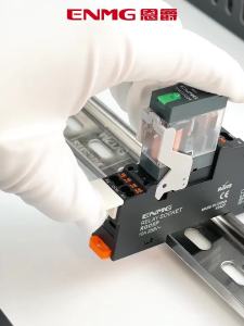 ENMG | Rơle Công Suất Nhỏ Gọn ENMG RXG 12A 24VDC/220VAC Lắp Trên Thanh DIN Dùng Cho Hệ Thống Điều Khiển PLC
