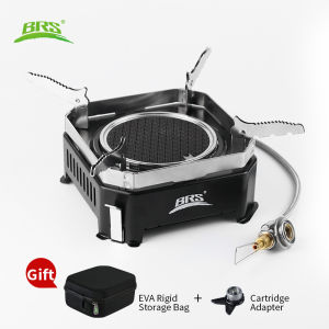 BRS | BRS-K007 Camping Gas Stove 2200W High-power Infrared Card Stove Portable Lightweight Split Type Gas Burner Outdoor Picnic Hiking