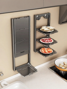 youqin | Foldable Multifunctional Kitchen Storage Rack