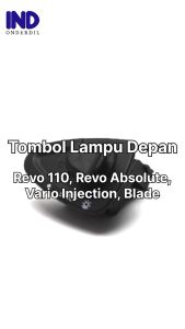 Tombol Lampu Depan Revo 110 - Merk IND - Untuk Jenis Motor - Berat 10 gram (Stok Tersedia)