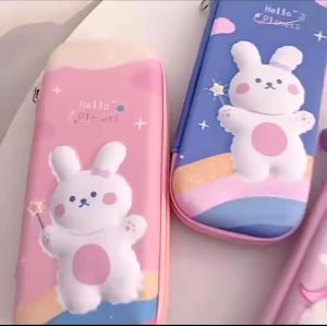 3D พร้อมส่ง กระเป๋าดินสอ กล่องดินสอ รูปการ์ตูน 3D มีที่ใส่หลายช่อง กันน้ำ