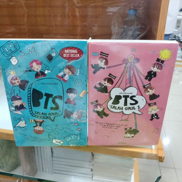 Buku paket bts salah gaul buku 1 dan 2.