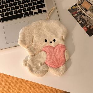 Adorable Dog Towel Handkerchiefs Hanging Super Absorbent Bathroom Hand Towels Kitchen Wipes Cartoon Design for Men And Women