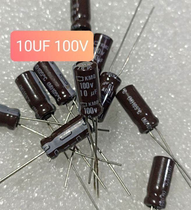 MOUKWLEK 10 Pezzi 150uF 100V 150MFD 100 Volt Condensatori Elettrolitici - Foto 13