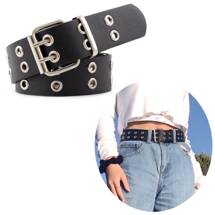 Punk Tali Pinggang Studded Reza Punk Studded Belt Ikat Pinggang
