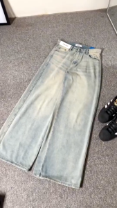 JINISO Oversize Baggy Loose Jeans Pria 775