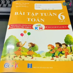 Sách - Bài tập tuần Toán - Lớp 6 - Tập 2 - Kết Nối (Qbooks)