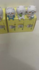 Bandai | Phong Cách Ngồi Dễ Thương Eat Series Joke Bear Phim Hoạt Hình Búp Bê Trang Trí Nội Thất Ô Tô Đồ Trang Trí Nhỏ Quà Tặng Cho Bạn Bè