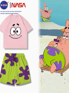 Casual Quick Dry Beach Five-Quarter Shorts Set for Men And Women Kids Loose Fit Versatile Couples Clothing Ice Silk Fabric