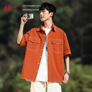 Warrior | American Vintage Workwear Style Loose Short Sleeve Shirt