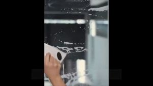 แปรงเช็ดกระจก แปรงทำความสะอาด อุปกรณ์เช็ดกระจก พร้อมกันสองด้าน ขนาดเช็ด 300ml สมบูรณ์ HP302